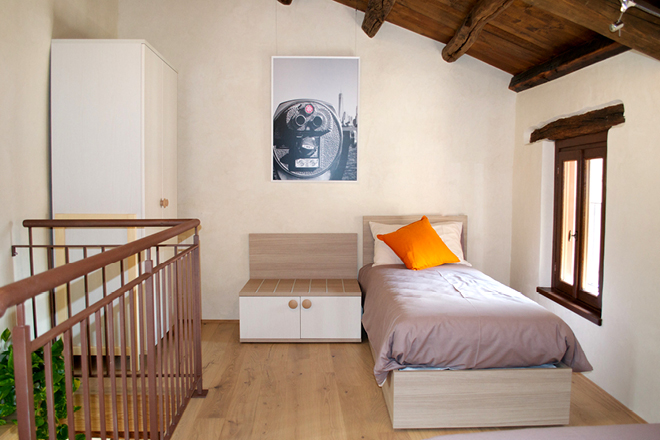 Camera letto singolo appartamento Paesaggi